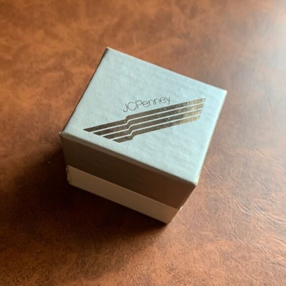 Vintage 14k Gold Electroplated Heart Ring size 9 Silver - Picture 3 of 7